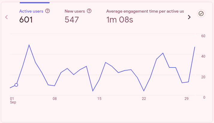 Flat, low website traffic before Wolfe Services